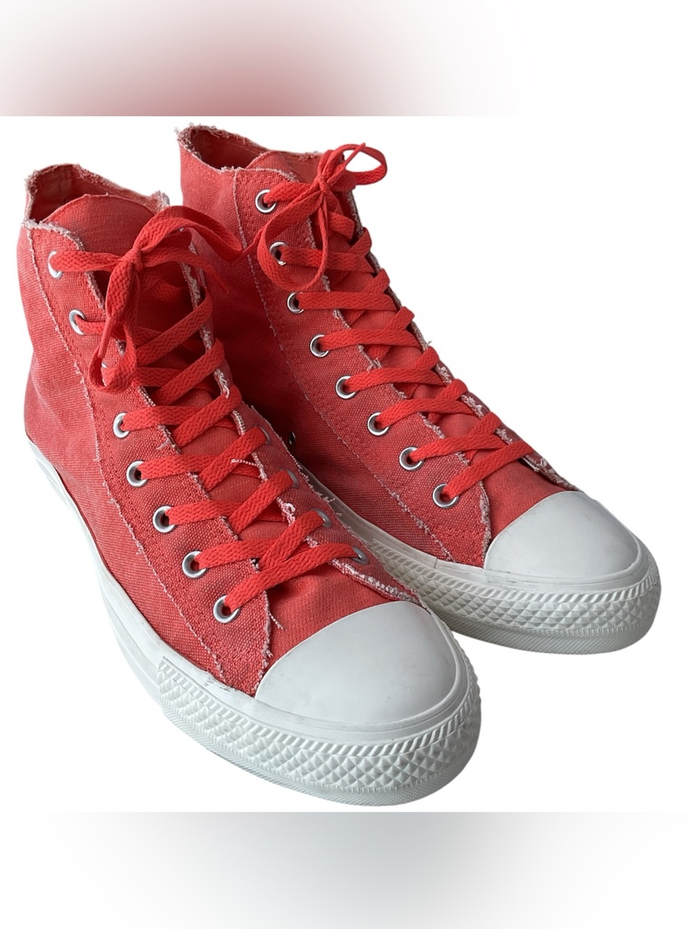 Converse Chuck Taylor All Star High Top Coral Sneakers 164097F Men’s Size 13